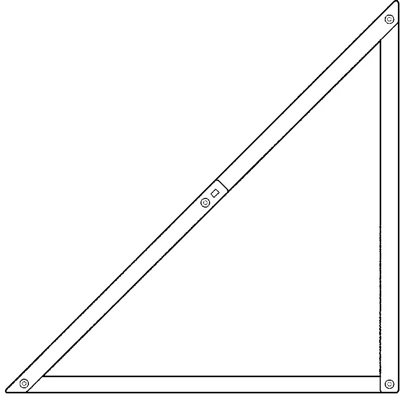 Ъгъл сгъваем - STANLEY, 45x90° 122x122x175 см